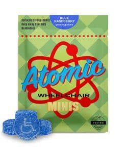 Atomic Wheelchair Gummies - Blue Rasberry 400mg (High Dosage)