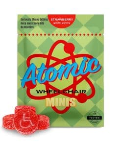 Atomic Wheelchair Gummies - Strawberry 400mg (High Dosage)